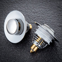 Load image into Gallery viewer, Universal Stainless Strainer With Steel Pop-Up And Drain Filter