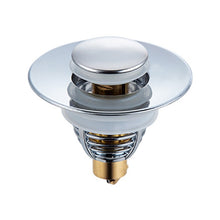 Load image into Gallery viewer, Universal Stainless Strainer With Steel Pop-Up And Drain Filter
